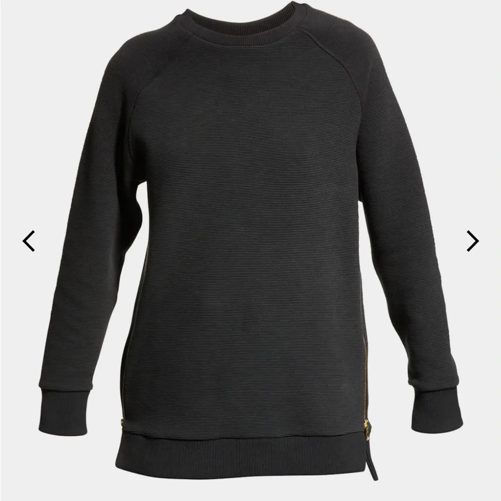 Varley Manning Raglan Pullover Sweatshirt Sz S Navy Blue - Picture 6 of 6